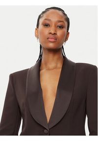 Imperial Marynarka JAQ0IAW Brązowy Slim Fit. Kolor: brązowy. Materiał: syntetyk #4
