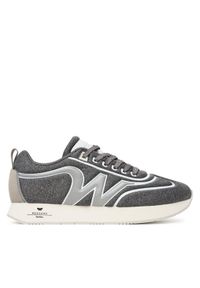 Weekend Max Mara Sneakersy 2525766034650 Szary. Kolor: szary. Materiał: skóra