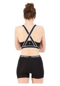 MONS ROYALE - Biustonosz sportowy Mons Royale Stella X-Back Bra. Kolor: czarny. Sport: fitness