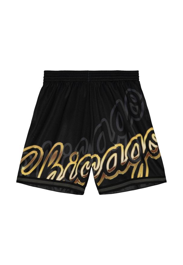 Mitchell & Ness - Szorty Chicago Bulls NBA Big Face 4.0 Fashion. Kolor: czarny. Sport: koszykówka
