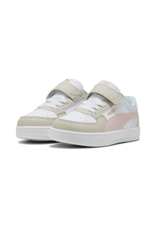 Puma - Sneakersy PUMA Caven 2.0 Block dla małych dzieci PUMA. Kolor: różowy, biały, wielokolorowy, beżowy. Sezon: lato. Sport: turystyka piesza