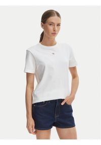 Calvin Klein Jeans T-Shirt LV047F227G Biały Classic Fit. Kolor: biały. Materiał: bawełna #1