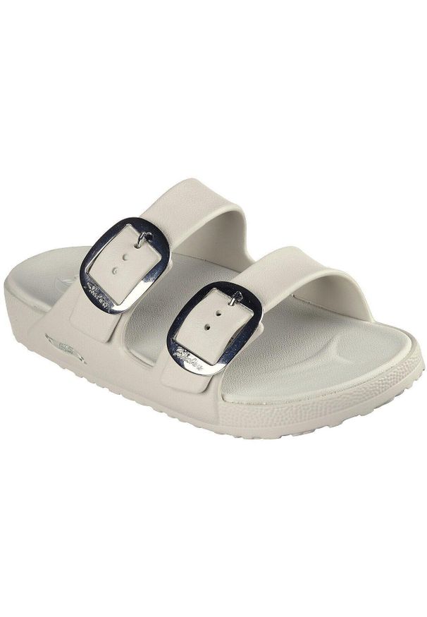skechers - Plaskanie Skechers Arch Fit Cal Breeze-, Kobiety. Kolor: biały. Materiał: skóra ekologiczna, materiał