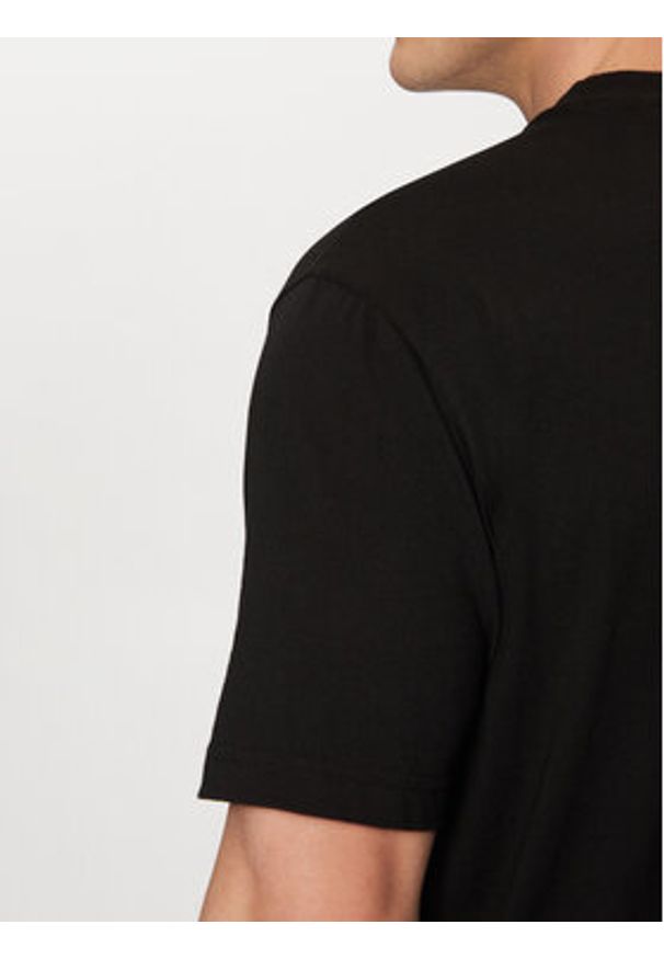 BOSS T-Shirt 50531271 Czarny Regular Fit. Kolor: czarny. Materiał: bawełna