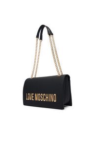 Love Moschino - LOVE MOSCHINO Torebka JC4192PP1OKD0000 Czarny. Kolor: czarny. Materiał: skórzane #4