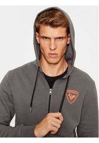 Rossignol Bluza Hero Fz Hoodie RLMMS10 Szary Regular Fit. Kolor: szary. Materiał: bawełna