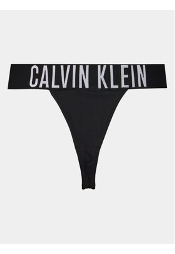 Calvin Klein Swimwear Dół od bikini KW0KW02579 Czarny. Kolor: czarny. Materiał: syntetyk