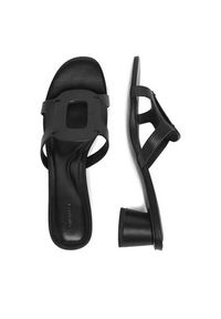 Gino Rossi - GINO ROSSI Klapki C-XRY0726-1 Czarny. Kolor: czarny. Materiał: skóra #8