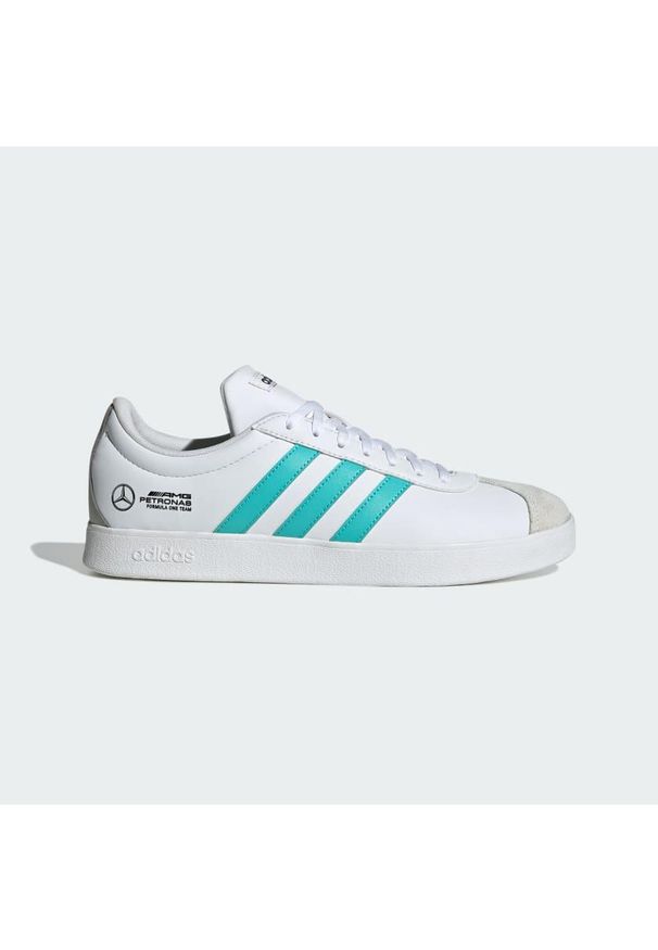 Adidas - Buty Mercedes - Amg Petronas Formula One Team Vl Court. Kolor: czarny, niebieski, wielokolorowy, biały. Sport: turystyka piesza