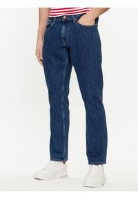 Tommy Jeans Jeansy Scanton DM0DM18943 Granatowy Slim Fit. Kolor: niebieski