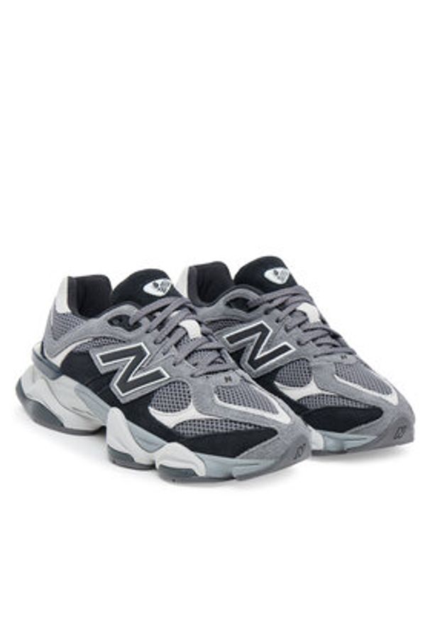 New Balance Sneakersy U9060ERA W Czarny. Kolor: czarny. Materiał: skóra, zamsz