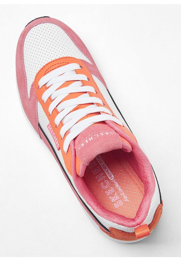 bonprix - Sneakersy Skechers z pianką memory. Kolor: różowy