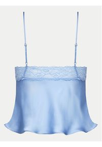 Hunkemöller Koszulka piżamowa Marcela 204993 Niebieski Regular Fit. Kolor: niebieski. Materiał: syntetyk #3