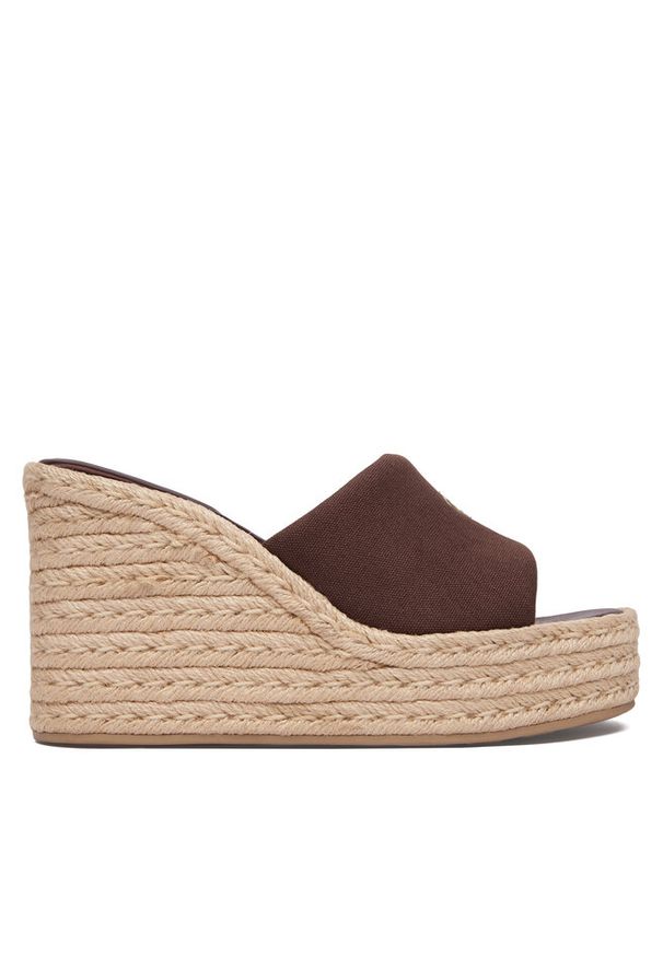 Espadryle Calvin Klein. Kolor: brązowy