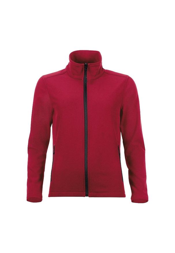 SOL'S - Kurtka Soft Shell Dla Kobiet. Kolor: czerwony. Sport: turystyka piesza