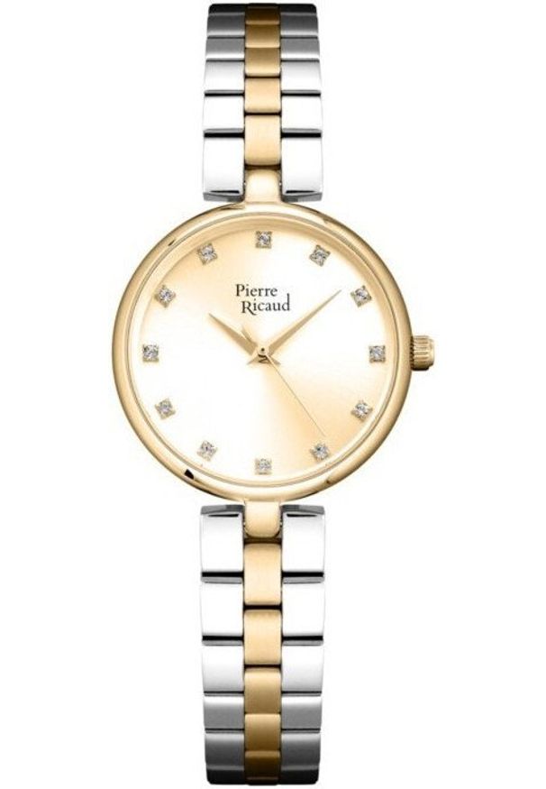 Zegarek damski Pierre Ricaud P22174.2141Q CYRKONIE srebrny. Kolor: srebrny