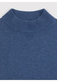 Pako Lorente - PAKO LORENTE - Półgolf męski w niebieskim kolorze. Kolor: niebieski, czarny, beżowy. Materiał: nylon, wiskoza. Wzór: gładki, ze splotem #6