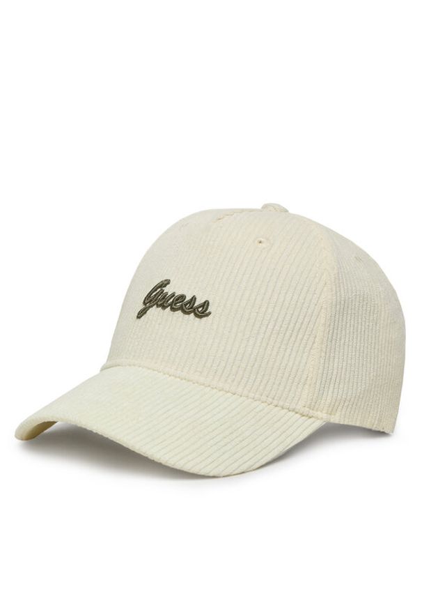 Guess Czapka z daszkiem V5BZ10 WF760 Écru. Kolor: kremowy. Materiał: poliester