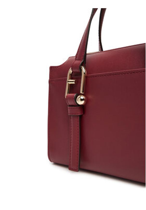 Furla Torebka Nuvola Small WB01337 BX2045 CN 0053S 1007 Bordowy. Kolor: czerwony. Materiał: skórzane