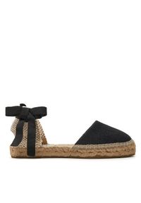 Manebi Espadryle La Havana Flat Valenciana Espadrilles O 7.9 P0 Czarny. Kolor: czarny. Materiał: materiał