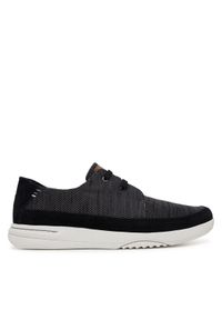 Clarks Sneakersy Easeway Lace 26181368 Czarny. Kolor: czarny. Materiał: materiał
