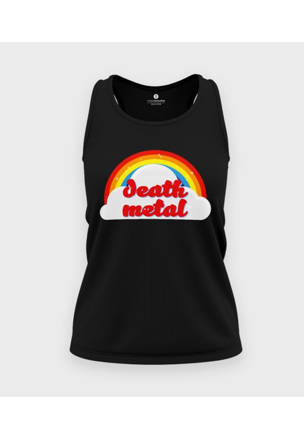 MegaKoszulki - Koszulka damska bez rękawów Death Metal. Materiał: bawełna. Długość rękawa: bez rękawów