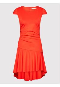 Rinascimento Sukienka koktajlowa CFC0107564003 Czerwony Slim Fit. Kolor: czerwony. Materiał: syntetyk. Styl: wizytowy #4