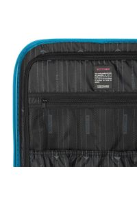 Wittchen - Duża walizka z ABS-u gęsto tłoczona. Kolor: niebieski. Materiał: guma #7