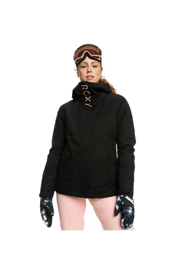 Kurtka narciarska damska Roxy Ride Galaxy. Kolor: czarny. Materiał: poliester. Sezon: zima. Sport: narciarstwo