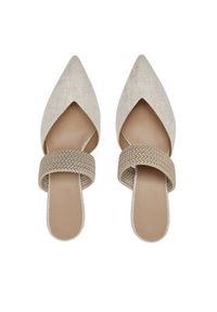 MALONE SOULIERS Klapki Maisie 45-154 Beżowy. Kolor: beżowy. Materiał: materiał #4