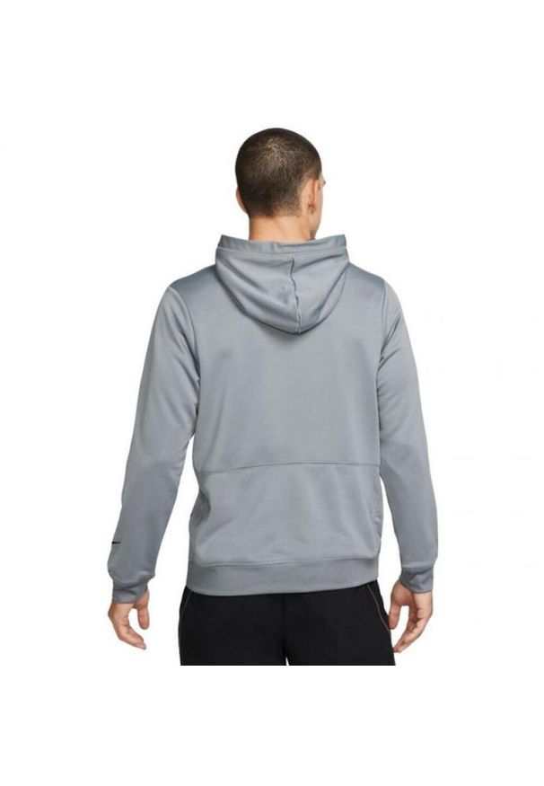 Nike - Męska Bluza Z Kapturem DF FC Libero. Typ kołnierza: kaptur. Kolor: szary