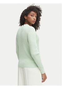 TOMMY HILFIGER - Tommy Hilfiger Sweter WW0WW44993 Zielony Regular Fit. Kolor: zielony. Materiał: bawełna #4