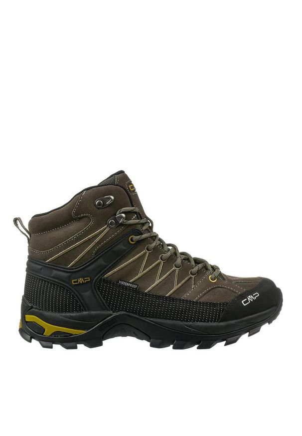 Buty trekkingowe męskie CMP Rigel Mid WP. Kolor: wielokolorowy, brązowy. Materiał: tkanina, materiał, skóra, syntetyk
