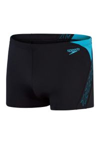 Spodenki kąpielówki męskie Speedo Hyper Boom. Kolor: czarny, niebieski, wielokolorowy. Materiał: poliester #1