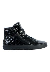 Buty do chodzenia dla dzieci Geox JR Kalispera Girl. Kolor: czarny. Materiał: tkanina, syntetyk. Sport: turystyka piesza