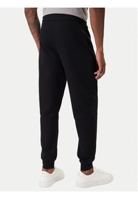 BOSS Spodnie dresowe Waffle 50535878 Czarny Regular Fit. Kolor: czarny. Materiał: syntetyk #2