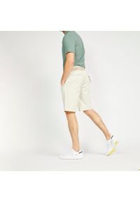 INESIS - Spodenki do golfa chino męskie Inesis MW500. Kolor: beżowy. Materiał: bawełna, materiał, poliester, elastan. Sport: golf