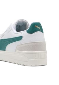 Puma - Sneakersy unisex Shuffle Downtown PUMA White Wild Green Vapor Gray. Kolor: szary, biały, zielony, wielokolorowy. Sport: turystyka piesza