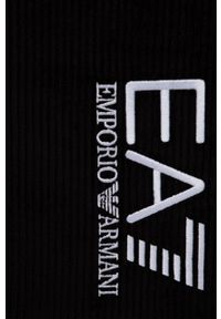 EA7 Emporio Armani Plecak damski kolor czarny duży gładki. Kolor: czarny. Wzór: gładki #5