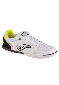 Buty halowe - halówki męskie, Joma Top Flex 2342 IN. Kolor: biały. Materiał: skóra. Sport: piłka nożna #1