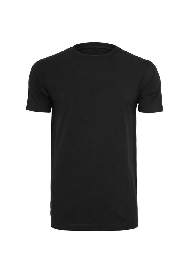 BUILD YOUR BRAND - Koszulka Unisex Dla Dorosłych Z Bawełny Organicznej Z Okrągłym Dekoltem. Kolor: czarny. Materiał: bawełna