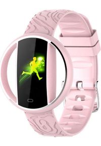 GARETT - Smartwatch Garett Smartwatch damski Garett 5903246287196 różowy pasek. Rodzaj zegarka: smartwatch. Kolor: różowy