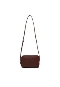 Calvin Klein Torebka Ck Business Camera Bag_Saffiano K60K612571 Brązowy. Kolor: brązowy. Materiał: skórzane #5