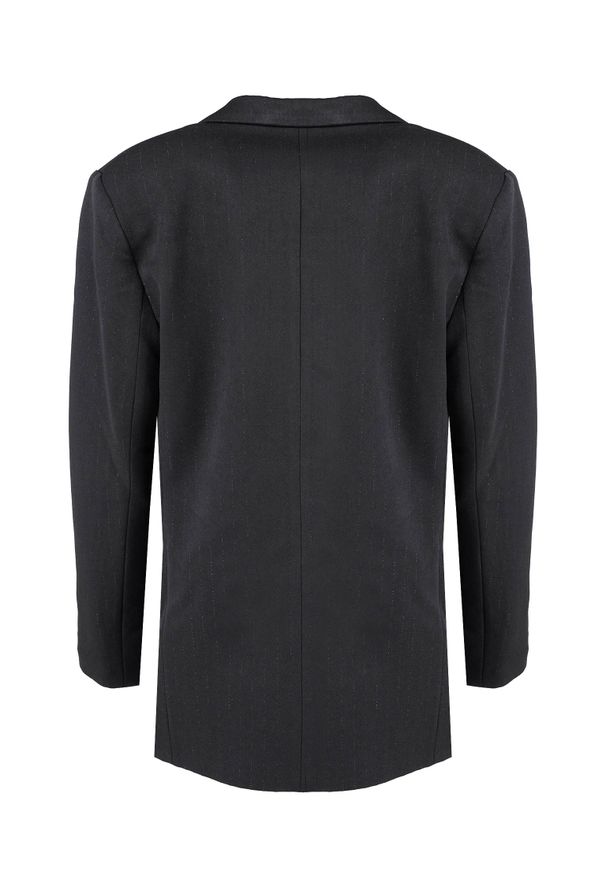 Silvian Heach Marynarka "Oversize" | CVA22060GC | Kobieta | Czarny. Kolor: czarny. Materiał: wiskoza, elastan, poliester. Wzór: aplikacja