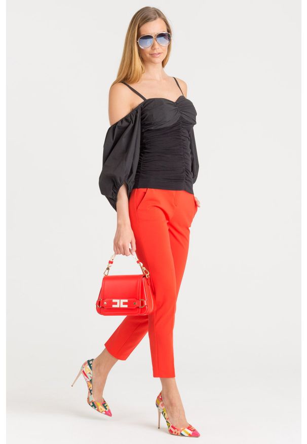 Pinko - BLUZKA FABIOLA PINKO OFF SHOULDER. Styl: elegancki, rockowy