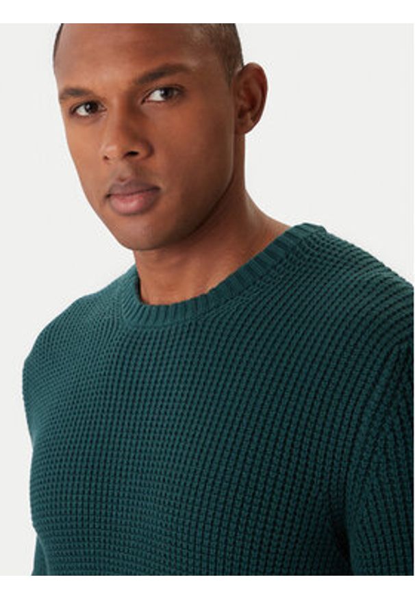 JOOP! Jeans Sweter Harono 30047662 Zielony Modern Fit. Kolor: zielony. Materiał: bawełna