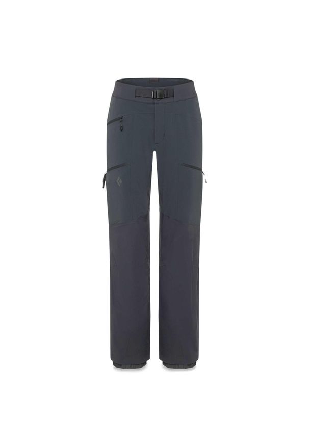 Spodnie narciarskie dla kobiet Black Diamond Dawn Patrol Hybrid. Kolor: szary. Sezon: zima. Sport: narciarstwo
