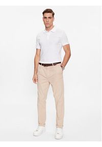 Guess Polo Nolan M4RP66 KBL51 Biały Slim Fit. Typ kołnierza: polo. Kolor: biały. Materiał: bawełna #5