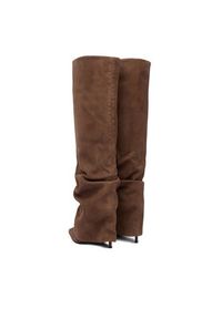 LE SILLA - Le Silla Kozaki Stivale Andy 120 2030A100R1PPPOW Brązowy. Kolor: brązowy. Materiał: zamsz, skóra #5