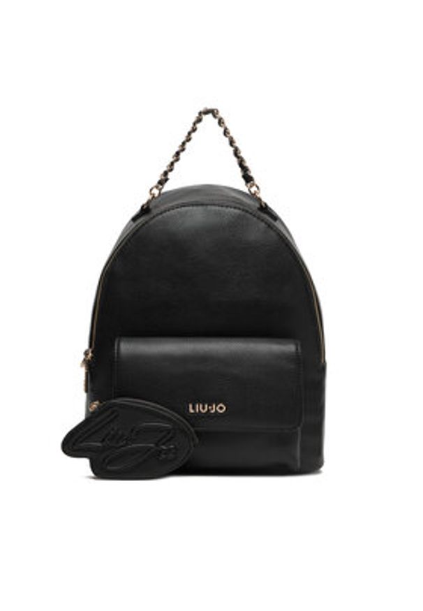 Liu Jo Plecak AA6324 E1012 Czarny. Kolor: czarny. Materiał: skóra